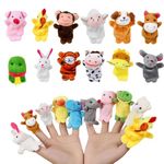 12Pcs Finger Puppets, Finger Puppets for Babies, Small Toys for Kids, Small Toys, Hand Puppets for Kids, Nursery Rhyme Puppets for Cute Finger Doll Props Figures Novelty Toys Gift for Kids