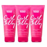 Umberto Giannini Curl Jelly Scrunching Jelly, Vegan & Cruelty Free Frizz Solution Gel for Curly or Wavy Hair, 200 ml (3 Pack)