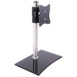 ZIPP Z DT-1328 Fits Most 13 to 27-inch Table top Monitor Stand (Glass Base)