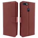 Pikkme Oppo F9/F9 Pro/A5/A5S /A7/A11K /A12/ Realme 2/2 Pro/Realme U1 Flip Cover Magnetic Leather Wallet Case Shockproof TPU for Oppo F9/F9 Pro/A5/A5S /A7/A11K /A12/ Realme 2/2 Pro/Realme U1 (Brown)