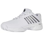 K-Swiss Women's Hypercourt Express 2 HB - Clay Court Tennis Shoe, White/Black, 8.5