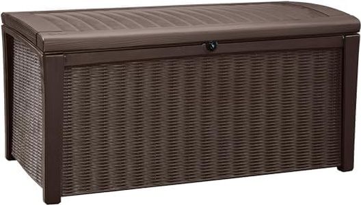 Keter Coffre de rangement extérieur BORNEO - Marron - 416 litres