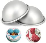 4 Inch Dome Cake Pan, 2 PCS Footbal