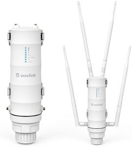 WAVLINK AC1200 Outdoor WiFi Extender with Gigabit Ports for High-Speed Wireless Internet, 4x7dBi Antennas, POE Powered, Weatherproof, Dual Band 2.4GHz & 5.8GHz, AP/Router/Repeater Mode Supported