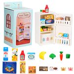 Miniature Refrigerator For Dollhouse