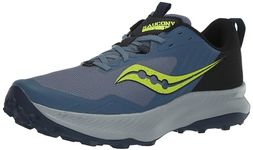 Saucony Men's Blaze TR Trail Running Shoe, Murk/Black, 14 US