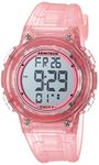 Armitron Sport Women's 45/7086TPK Digital Chronograph Translucent Pink Resin Strap Watch