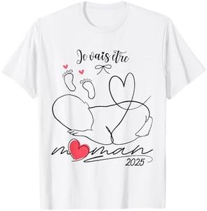 femme enceinte Future Maman 2025 annonce grossesse original T-Shirt