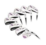 Ram Golf Laser Petite Graphite Hybrid Irons Set 4-SW (8 Clubs) -Ladies Right Hand