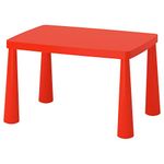 Ikea Mammut Children's Table, in/Outdoor red, 77x55 cm (30 3/8x21 5/8", Plastic)