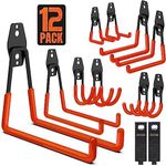 Garage Hooks, 12 Pack Wall Storage 