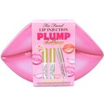 Too Faced Lip Injection Plump Challenge Instant & Long-Term Lip Plumper Gift Set:: Lip Injection Plumping Lip Gloss, Extreme Lip Plumper, Extreme Maximum Plump Extra Strength Lip Plumper