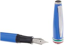 MONTEVERDE USA Aldo Domani Italia Fountain Pen (Exotic Blue) - Extra Fine - Luxury Pen for Men & Women, Office, Business, School, Gift