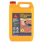 Sika SikaBond Exterior Grade Waterproof PVA – Suitable For Internal And External Use – Multipurpose – Easy To Use – 5 Litre