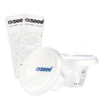 ExSeed Health - Sperm Test Refill Kit - 2 Test Supply - Compatible with All ExSeed Home Test Kits - Male Fertility Kit - Track Sperm Health - with Collection Cups, Sample Slides & Wipes