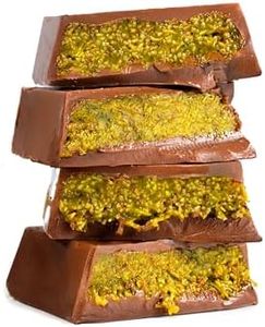 BARBEE Dubai Chocolate Bar 70% Pistachio, Crunchy Loaded Viral Knafeh Chocolate Bar with Pistachio and Kataifi, 3.5 oz (100gr) (Mini)