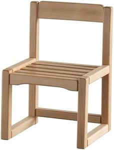 ESSEGI Sedia BAMBINO Montessori, senza braccioli, Faggio Naturale, fatta a mano in Italia