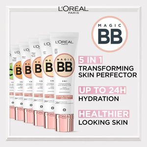 L'Oréal Paris Magic BB Cream SPF 20, 5-in-1 Skin Tint, Medium, 30ml