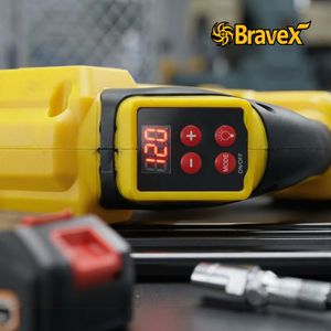 Bravex Cordless Grease Gun – 12,000 PSI, Rechargeable, 40" Hose