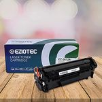 Eziotec 12A Compatible Toner Cartridge for Hp LaserJet Series 1010/1012/1015/1018/1020/1022/3015/3020/3030/3050/3052/3055/M1005/M1319f MFP, Canon Laser Shot LBP2900/3000, CANON FAX-L90/100/120/140/160, CANON i-SENSYS MF4010/4012/4018/4120/4122/4130/4140/4150/4320/4330/4350, CANON imageCLASS MF4690 (Black,Pack of 1)