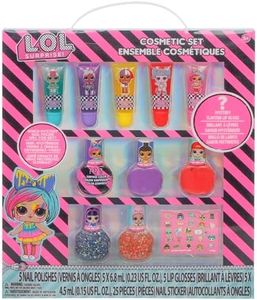 L.O.L Surprise! Townley Girl Makeup Set include lucidalabbra, smalto per unghie e adesivi per unghie per ragazze, dai 3 anni in su, perfetti per feste, pigiama party e makeover, 11 pezzi