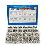 BOJACK 24 Values 360 pcs Fast-Blow Glass Fuses Assortment Kit 5x20mm 250V 0.25 0.5 1 2 3 4 5 8 10 12 15 20A 6x30mm 250V 0.5 1 2 3 4 5 6 7 8 10 15 20A amp packag in a Clear Plastic Box