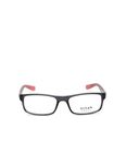 Titan Black Colored Rectangle Shaped Eyeglasses With Polarized Lens Technology for Men and Women(T2376D1A1V)