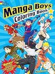 Manga Boys Coloring Book (Dover Fan