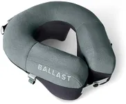 Ballast Travel Pillow PRO - Neck Pillow for Airplane, Beach Pillow, Enjoy Comfort Wherever You Go (Moonlight Grey)