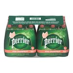 Perrier Carbonated Natural Spring Sparkling Water, Pink Grapefruit, 500mL Plastic Bottle, 24 Bottles Total