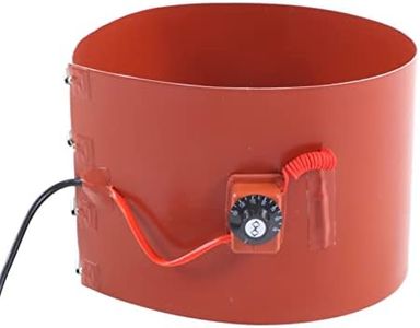 55 Gallon Metal Drum Heater, 1000W Silicone Metal Oil Drum Pail Heater Band with 30‑150℃ Adjustable Thermostat, Heavy Duty Barrel Band Heater for Tank, Drum, Pipe (4.92 x 68.5in)(#4)