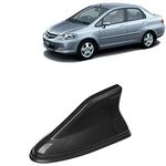 KINGSWAY® Shark Fin Car Antenna Compatible with Honda City (Year 2003-2008), Universal Size Car Radio FM AM, Waterproof ABS Body, Easy Replacement, 1 Piece, Black Color