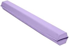 Best Choice Products 8ft Folding Floor Balance Beam 2-Panel for Gymnastics Practice, Exercise - Purple