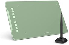 XP-PEN Deco 01 V2 Graphics Tablet 10x6.25 Inch Drawing Pen Tablet 8192 Levels Pressure Battery-Free Pen with Tilt Function Android Supported and 8 Shortcut Keys (Green)