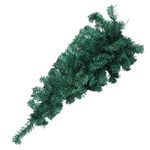 FOMIYES Christmas Teardrop Swag Artificial Pine Swags Mailbox Swag Front Door Teardrop Wreath for Holiday Christmas Decoration 90cm