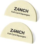 Zanch Window Tint Tools,Soft Wool Felt Squeegee for Window Tint Protective and Vinyl Wrap Film Installation【2pcs Fan-Shaped】