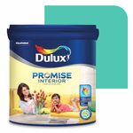 Dulux Promise Interior Emulsion Paint (1L, Thai Teal) | Brighter & Longer-Lasting Colors | Rich Finish | Chroma Brite Technology | Anti-Chalk | Water-Based Acrylic Paint