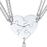 Prosteel Stainless Steel Heart Matc