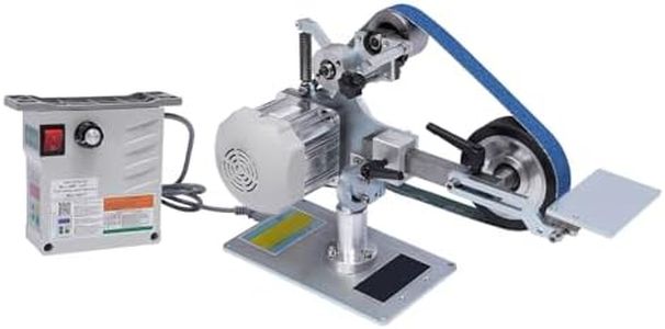 Electric Belt Sander, 30" x 1" Belt Variable Speed Sanding Polishing Grinding Bench Brushless Belt Machine Polishing Sharpener Fixed Angle Grinder Tool