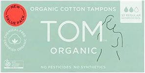 TOM Organic Regular Tampons, 32 cou