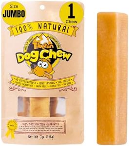 Tibetan Dog Chew (Jumbo, 7.0 oz Extra Large Yak Chew Toys - Long Lasting and Keeps Dogs Busy for Several Hours (for Giant Dogs and Extra Large Breeds)