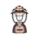 OLIGHT Olantern Classic 2 Pro 300 Lumens Rechargeable LED Camping Lantern, 360 Degrees Stepless-Dimming Light, Two Light Sources for Emergency, Hiking, Power Outages, Home Decor (Vintage Copper)