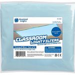 Educational Insights The Original Fluorescent Light Filters: Tranquil Blue 4-Pack, Fluorescent Light Covers, Easy Install for Classrooms, Office, Hospitals & Home, Teacher Classroom Essentials