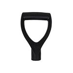 D Shaped Spade Handle,Plastic Garden Shovel Handle Replacement Grip Shovel Handle,34mm Inner Diameter Spade Fork Shovel Garden Accessories Black