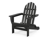 POLYWOOD AD5030BL Classic Folding Adirondack, Black