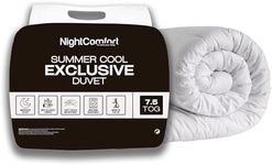 Night Comfort Exclusive Collection Duvet Super Soft Touch Cove - Luxury Microfiber with Soft Touch Hollowfiber (7.5 Tog, King)