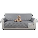 TAOCOCO Sofa Covers 3 Seater,Settee Covers,Sofa Slipcovers,Pet Couch Covers,Non Slip Sofa Covers,Washable Sofa Protectors for Dogs(Pale Grey)