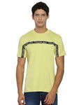 Calvin Klein Mens Yellow Color T-Shirt (M)