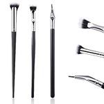 Fan Mascara Brushes, 3 Pieces Eyelash Brush Lash Wand for Lashes, Eyebrow Brush for Eye Brow Application Prevent Clumping, Easy-to-Use Cosmetic Brushes Tool Eye Shadow Brush