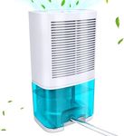 Levoair Dehumidifier 68oz(2000ml) Small Dehumidifier with Drain Hose for Up to 650 sq.ft Ultra Quiet Mini Portable Air Dehumidifier for Home Basements Bathroom Bedroom Closet Kitchen RV